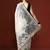 off_white floral printed Cotton saree with blouse 