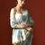 off_white floral printed cotton saree with Blouse