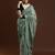 green woven design zari muga saree