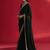 green sequinned satin saree