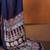 navy_blue modal ajrak block satin designer sareewith blouse piece