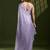 lavender women embellished beads and stones  designer saree