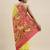 green green & red woven design silk blend paithani saree