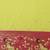 green green & red woven design silk blend paithani saree
