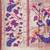 purple purple floral zari silk blend paithani saree