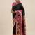 black black woven design silk blend paithani saree