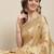 cream cream ethnic motifs zari silk cotton banarasi saree