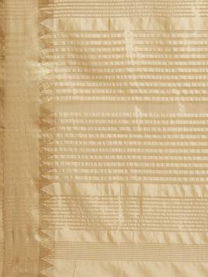 cream cream ethnic motifs zari silk cotton banarasi saree 5