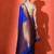 blue woven design zari kanjeevaram saree