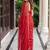 red leheriya zari poly georgette designer leheriya saree