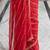 red leheriya zari poly georgette designer leheriya saree