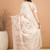 off_white floral kantha work silk cotton tussar saree