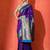 purple woven design zari banarasi saree