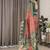 red floral pure cotton designer saree