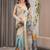 off_white ethnic motifs pure cotton saree