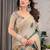 off_white ethnic motifs pure cotton saree