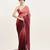 peach ombre dyed beads and stones satin saree
