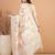 off_white floral kantha work silk cotton designer tussar saree