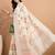 off_white floral kantha work silk cotton designer tussar saree