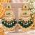 green kundan & agate stone earrings  gold plated