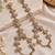 championstone & agate stone haath phool (hath panja), antique gold plated