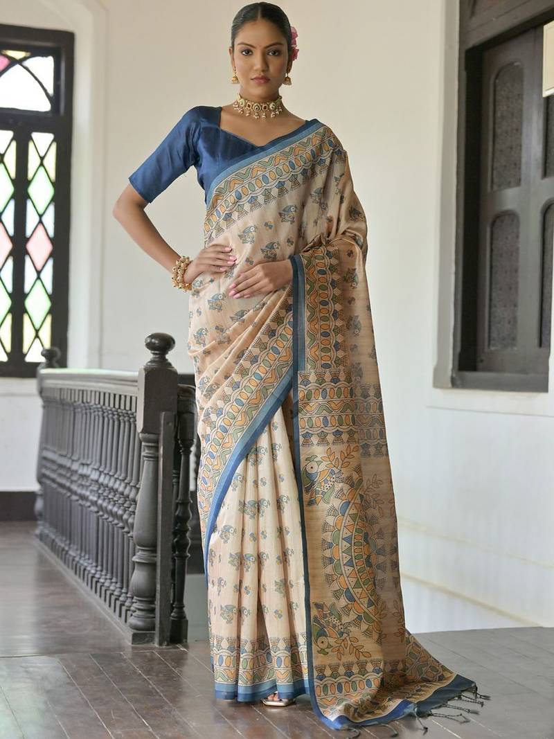 Green maroon floral woven design zari pure cotton saree