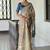 Green maroon floral woven design zari pure cotton saree