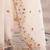 Lavender multicolor floral sequinned poly chiffon designer saree