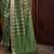 green striped zari banarasi saree