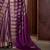 purple striped woven design banarasi saree
