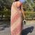 cream ethnic motifs printed pure cotton saree