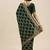 green green embroidered silk blend saree