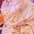 White green floral printed pure chiffon muga saree