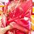 Peach brown floral zari pure chiffon designer muga saree with blouse piece