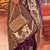 purple woven design zari banarasi saree