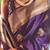 purple woven design zari banarasi saree