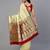 gold gold-toned & red art silk woven design handloom kanjeevaram saree
