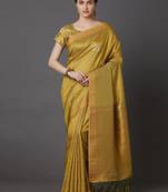 Pink blue floral sequinned net saree
