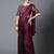 burgundy burgundy striped chettinad saree