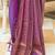 Orange copper floral silk blend designer kanjeevaram saree