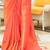 Red pink floral zari silk blend designer kanjeevaram saree