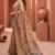 Blue grey floral embroidered pure chiffon tussar saree