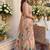 Pink floral zari organza kanjeevaram saree