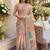 Pink floral zari organza kanjeevaram saree