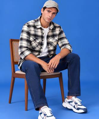 Checked flannel boxy fit shirt 2