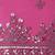 pink embroidered ethnic motifs sequinned net saree