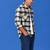 Checked flannel boxy fit shirt