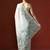 off_white woven design floral emroidered cotton saree with blouse 