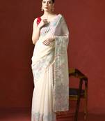 Red red ethnic motifs zari silk blend paithani saree