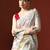 Red red ethnic motifs zari silk blend paithani saree